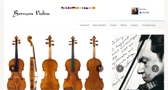 Desktop Screenshot of bormanviolins.com